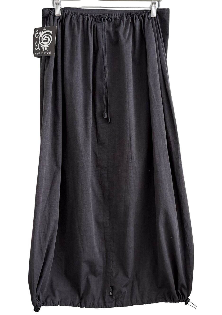Cop Copine Vintage Y2K Skirt Drawstring Parachute Avant Garde Cyber Punk NWT OS